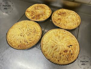 Tartes aux pommes du restaurant italien Papa Joe à Cernay dans le Haut-Rhin en Alsace